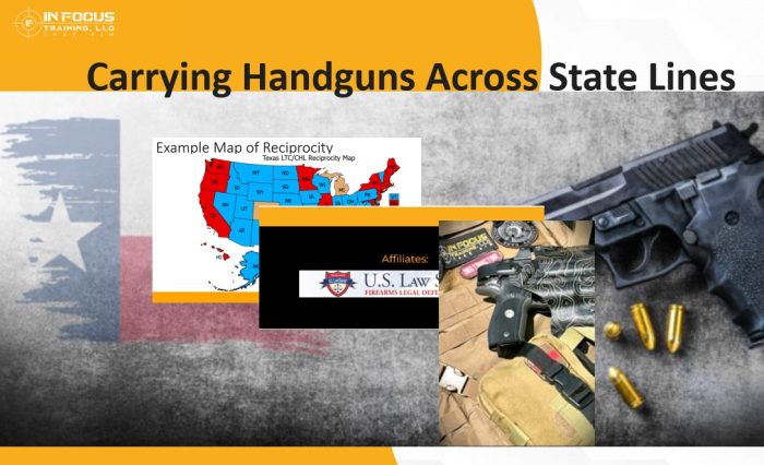 Carrying Handguns Across State Lines: Know the Gun Laws