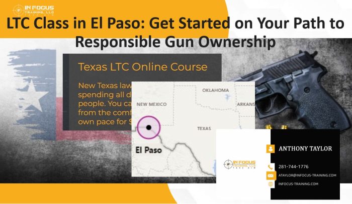 Online LTC Class in El Paso: Get Started on Your Path to Responsible Gun Ownership