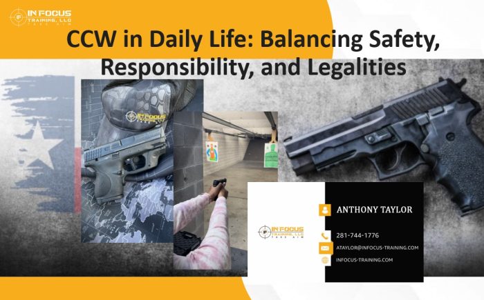 CCW in Daily Life: Balancing Safety, Responsibility, and Legalities