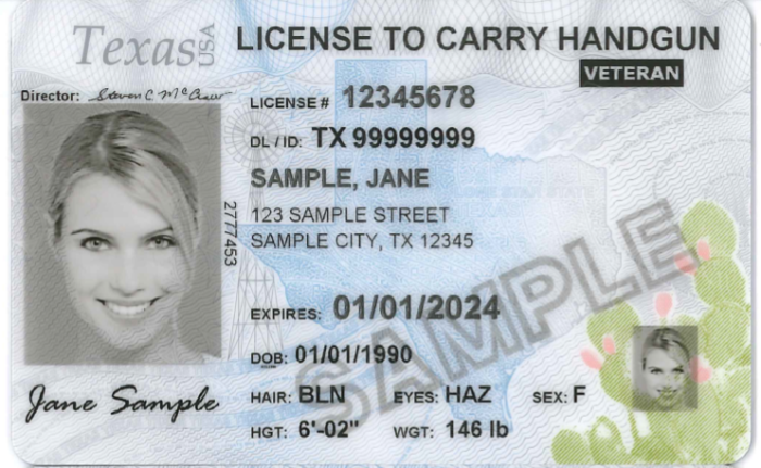 RSD licenses individuals to carry handguns within Texas