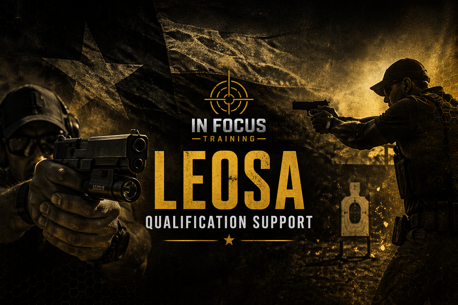 LEOSA qualification in Texas firearms training